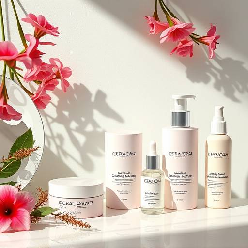 A vibrant commercial showcasing a new line of organic skincare products.