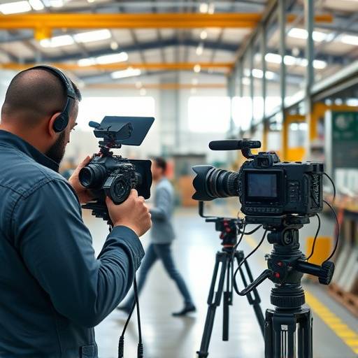 An informative corporate video explaining the sustainability initiatives of a large manufacturing company.