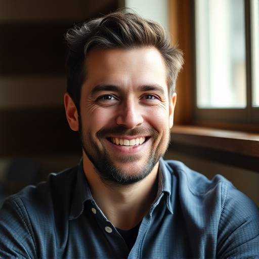 Elias Thorne, Founder and Creative Director, smiling confidently.