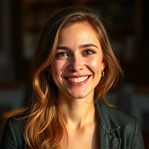 Isabelle Moreau, Lead Producer, smiling warmly.